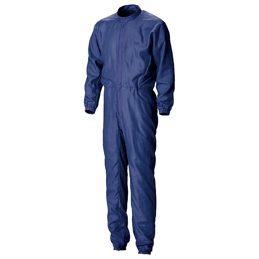 クリーンウェア つなぎ服 VEYG525N ネイビー | 【ミドリ安全