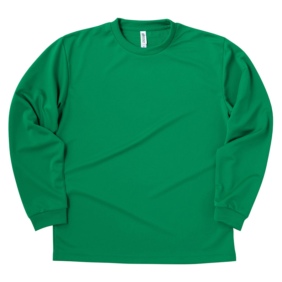 ドライロングスリーブTシャツ 00304－ALT 025 グリーン