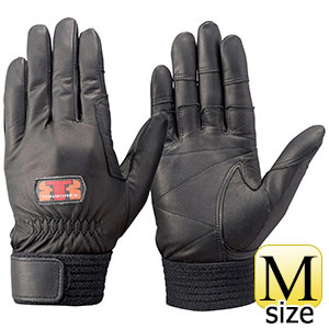 トンボレックス ソフト山羊革製手袋 G－REX32BK手の平＆指先二