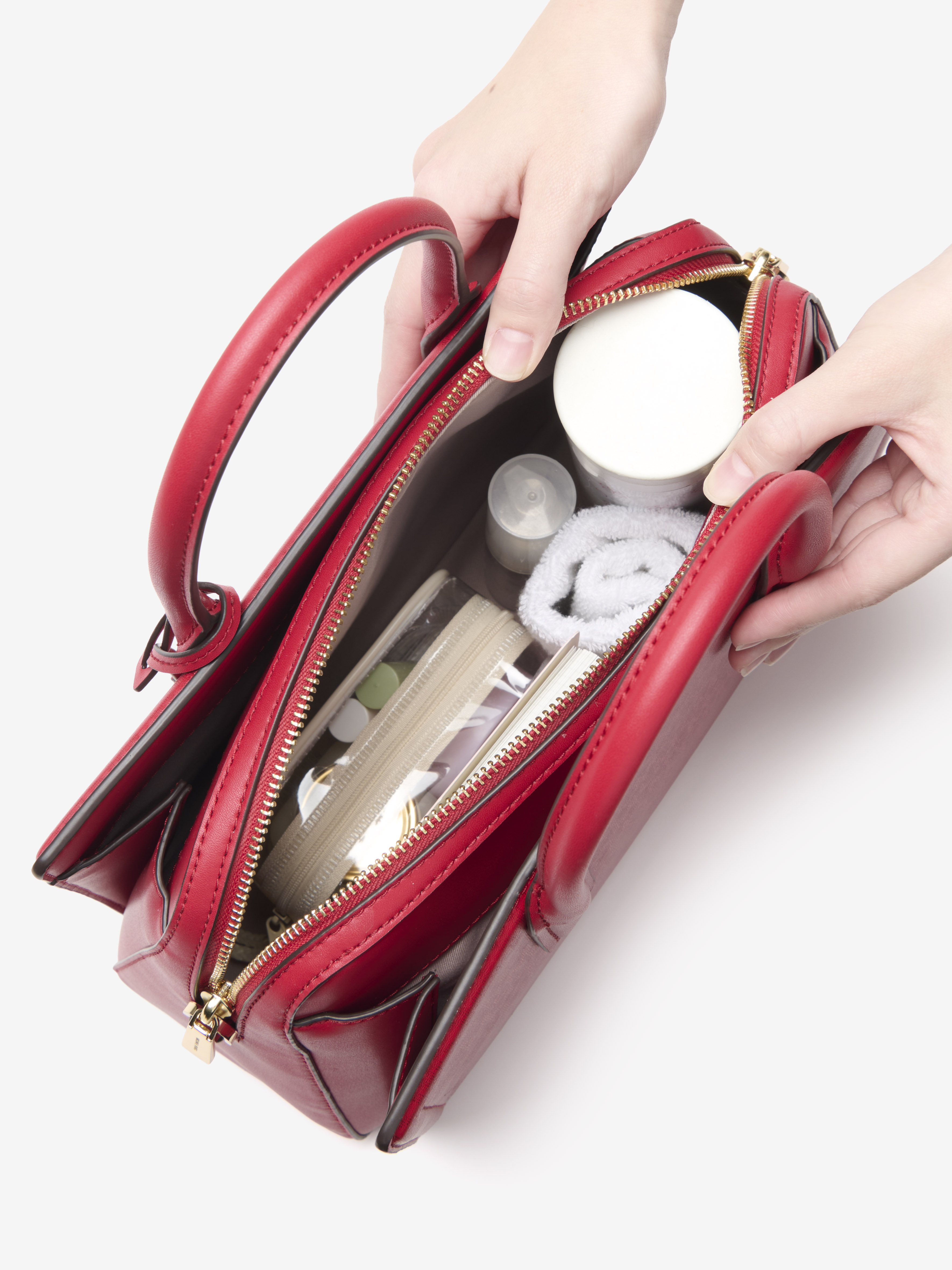 公式アウトレット】LAILA レザー サッチェル ミディアム