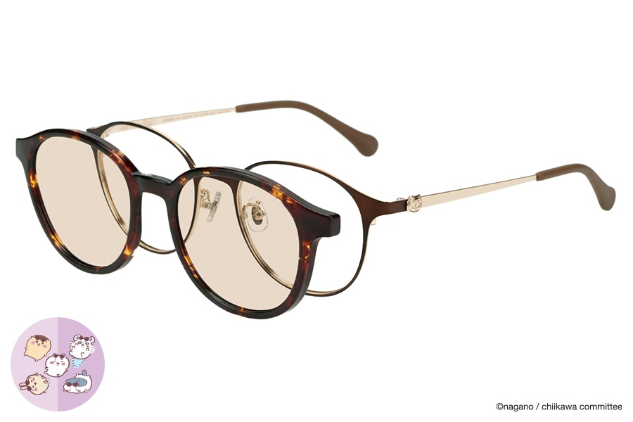 Zoff｜ちいかわ2 NIGHT&DAY(みんなモデル)（ZY242G09-44F1）｜メガネの