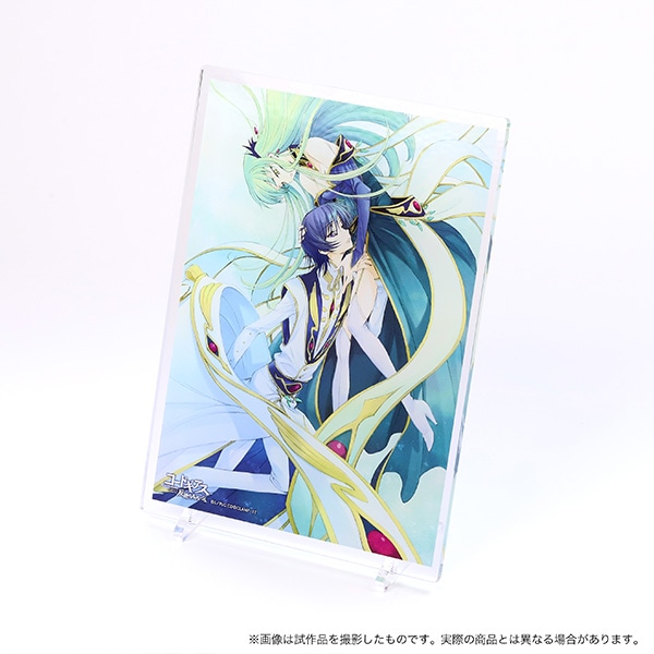 コードギアス 反逆のルルーシュ アクリルプレート ルルーシュ&C.C