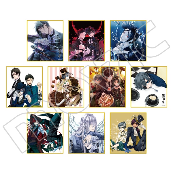 黒執事 Gファンタジー25周年 ミニ屏風型色紙 祝☆Gファンタジー 創刊25