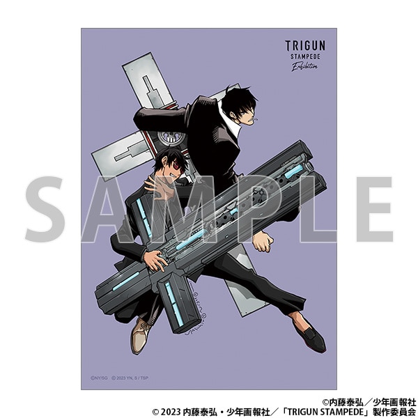 原作】B2布ポスター／ウルフウッズ TRIGUN STAMPEDE EXHIBITION 事後