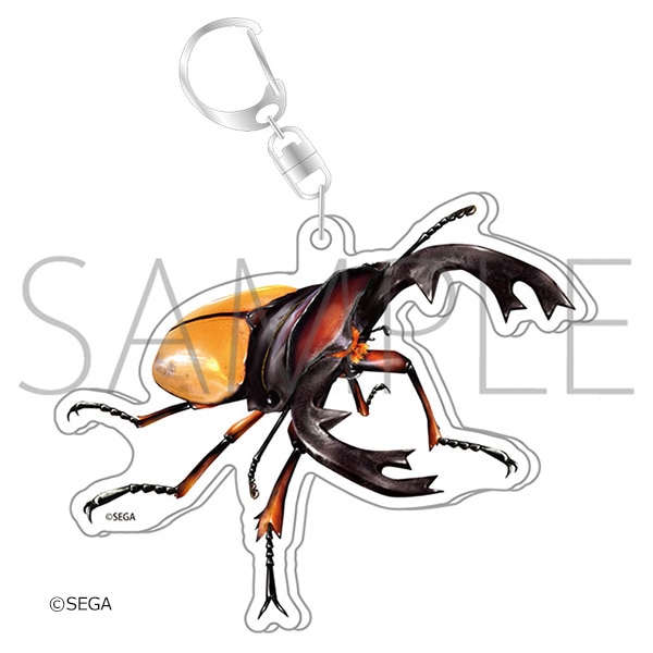 甲虫王者ムシキング アクリルキーホルダー フェモラリスツヤクワガタ