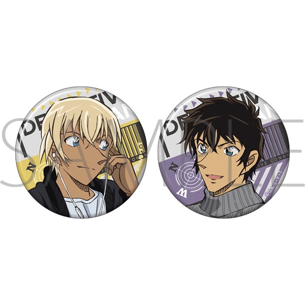 名探偵コナン 缶バッジセット 安室＆松田: キャラグッズ｜ムービック