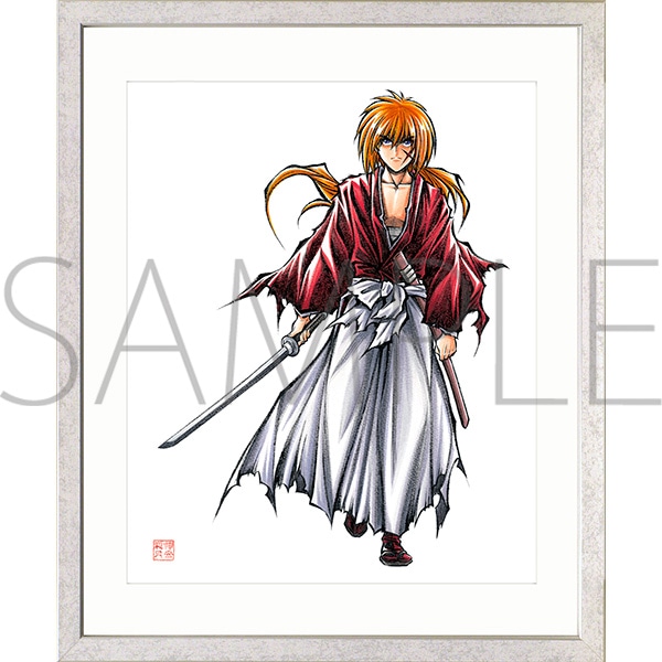 るろうに剣心－明治剣客浪漫譚－』額装高精細複製原画 緋村剣心