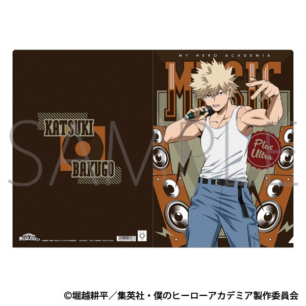 僕のヒーローアカデミア クリアファイル／爆豪 勝己 U.A. BEAT BOXER