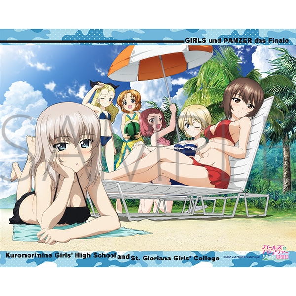 ガールズ＆パンツァー最終章 キャンバスボード 黒森峰女学園＆聖