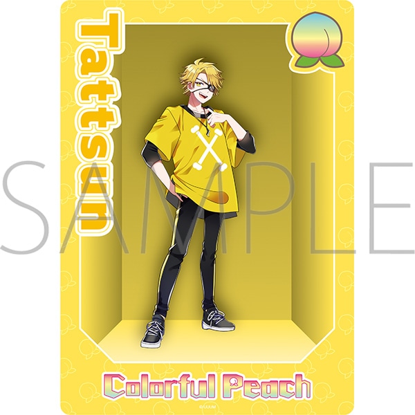 カラフルピーチ 下敷き たっつん: キャラグッズ｜ムービック（movic）