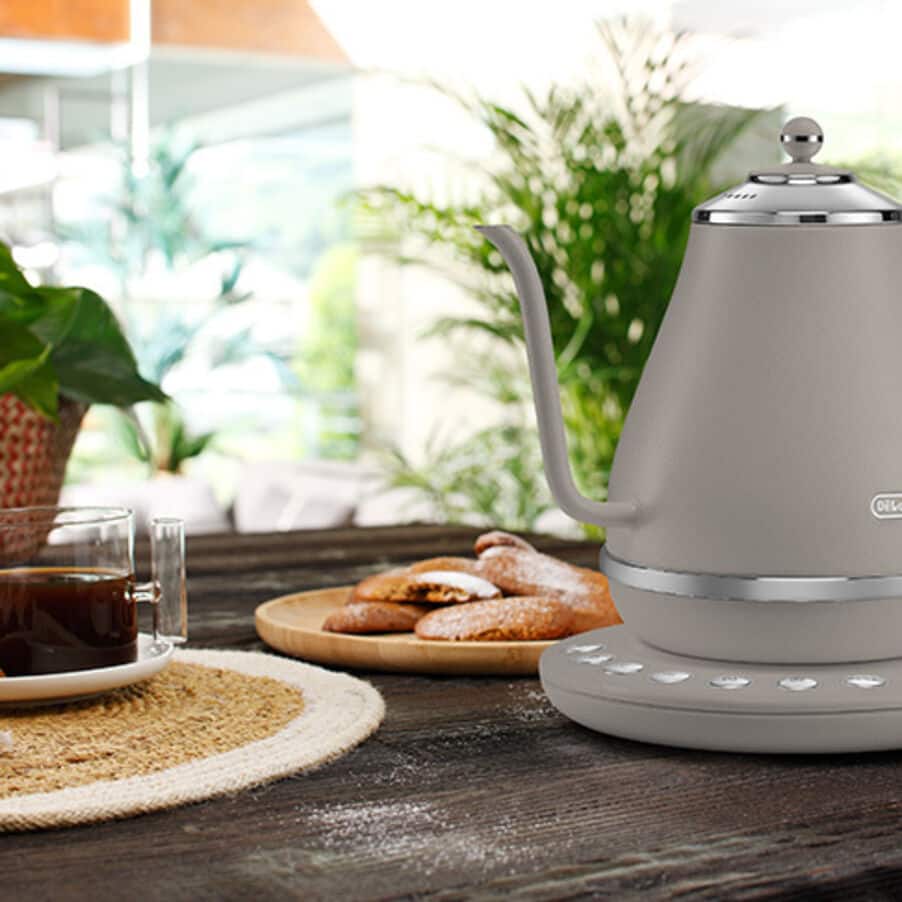 アイコナ 温度設定機能付き電気カフェケトル ビターグレージュ