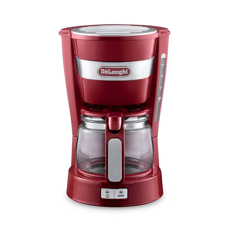 アクティブ ドリップコーヒーメーカー レッド ICM14011J-R | De'Longhi JP