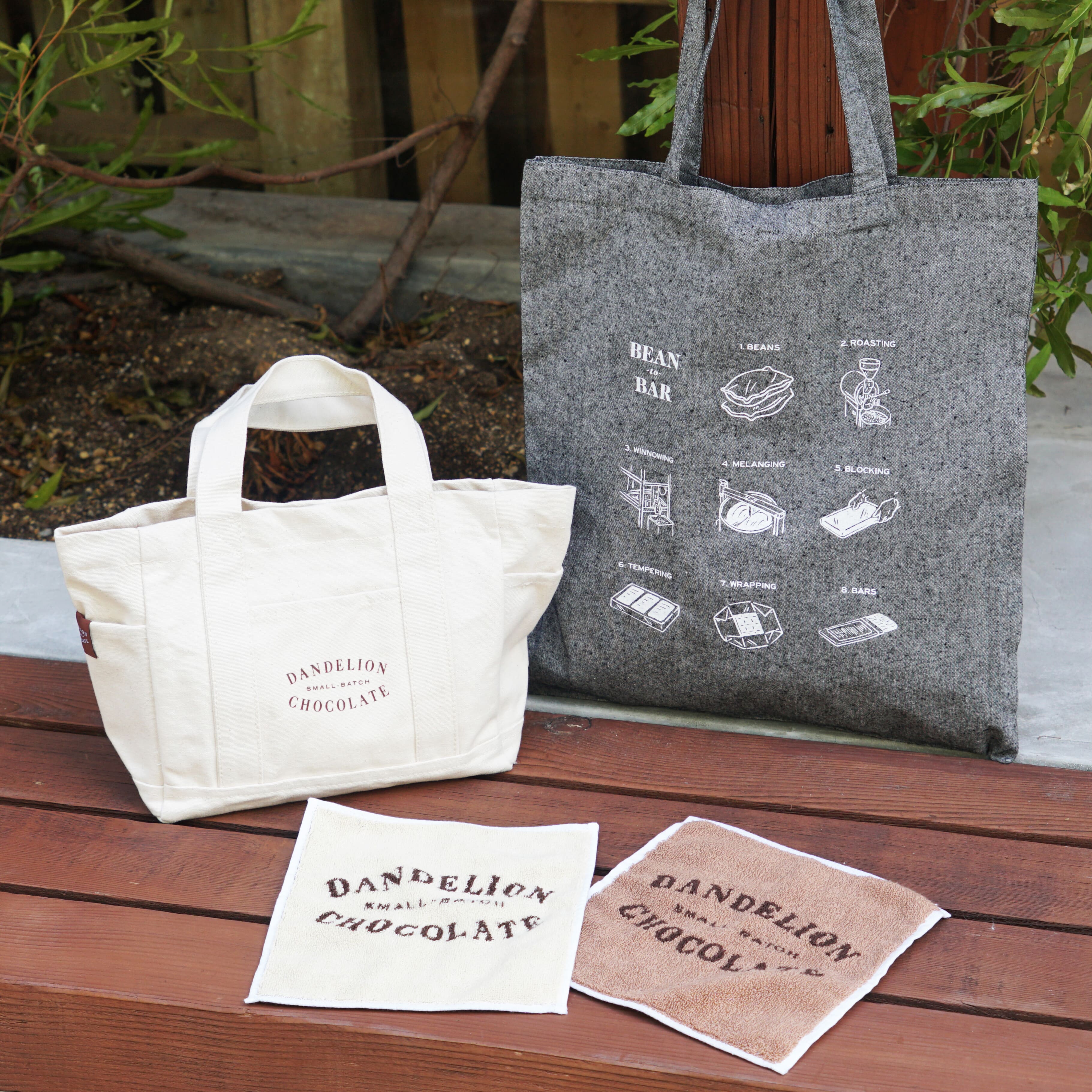 Bean to Bar 8-steps Tote Bag – Dandelion Chocolate 公式サイト