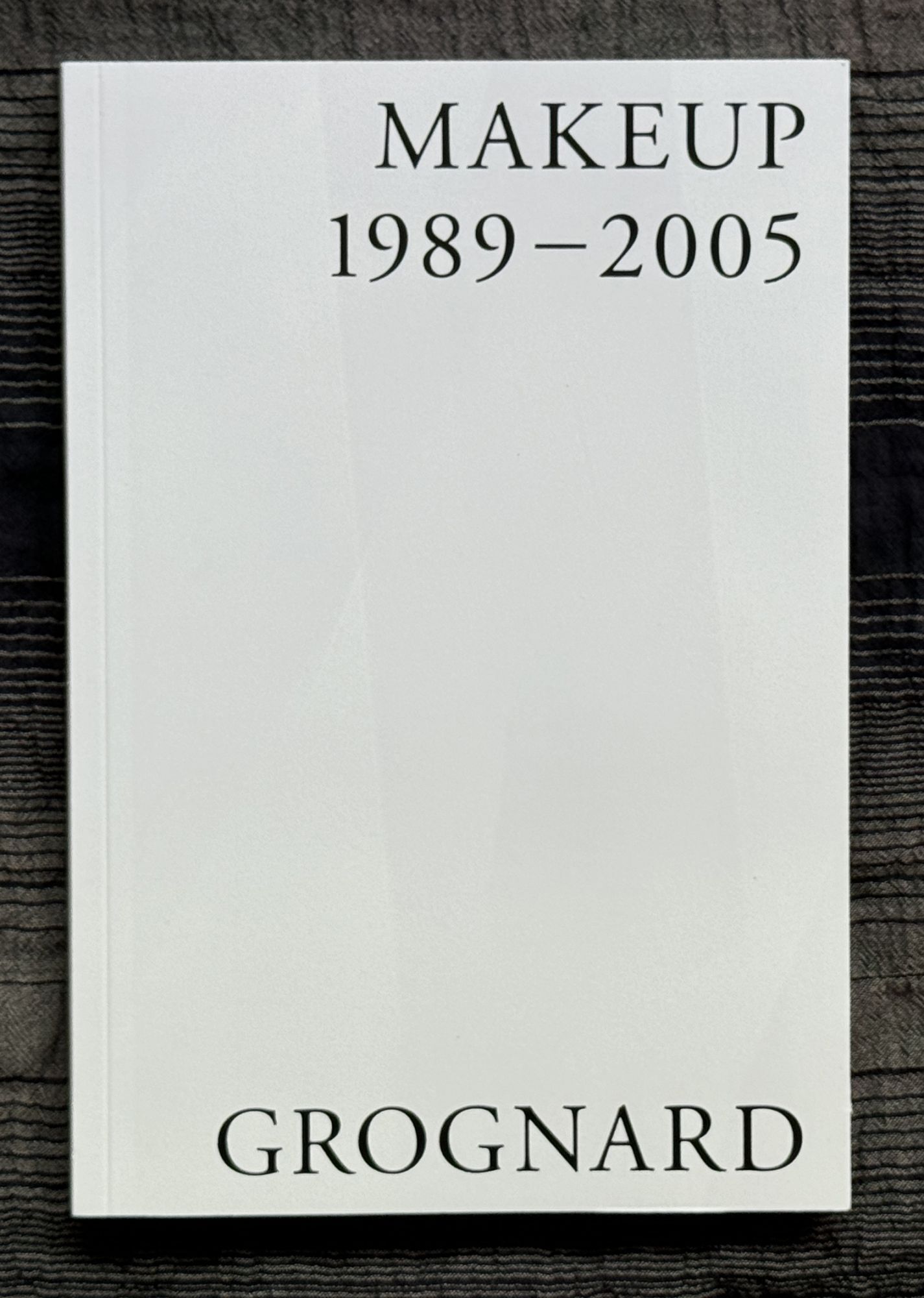 Makeup 1989-2005 | Olivier Zahm Inge Grognard, Introduction