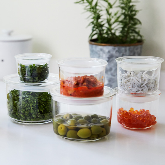 Wako's Room]CAST ガラスキャニスターL 浅型 | KOBUNSHA SELECT SHOP