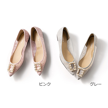 OHGA]kokode別注レースビジューパンプス | KOBUNSHA SELECT SHOP
