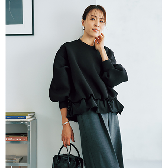 THREE SQUARE]モチモチフリルプルオーバー | KOBUNSHA SELECT SHOP