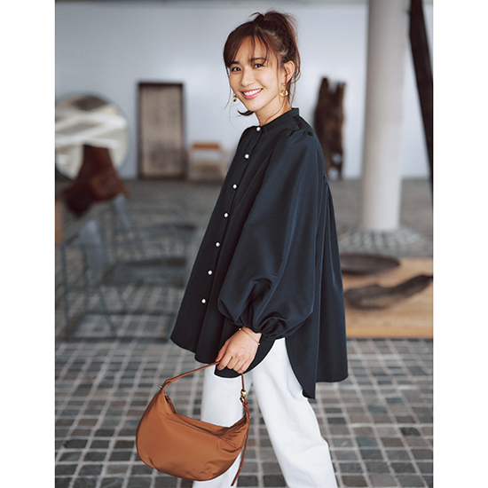 優待価格[THREE SQUARE]バンドカラーロングシャツ | KOBUNSHA SELECT