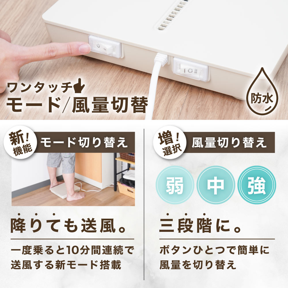 お風呂あがり全身爽快乗れる扇風機「のれせん2」 | 【公式】サンコー