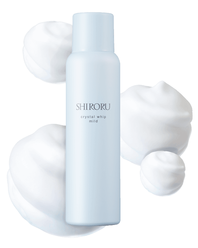 公式】SHIRORU「クリスタルホイップ マイルド」敏感肌用シロルの魔泡。