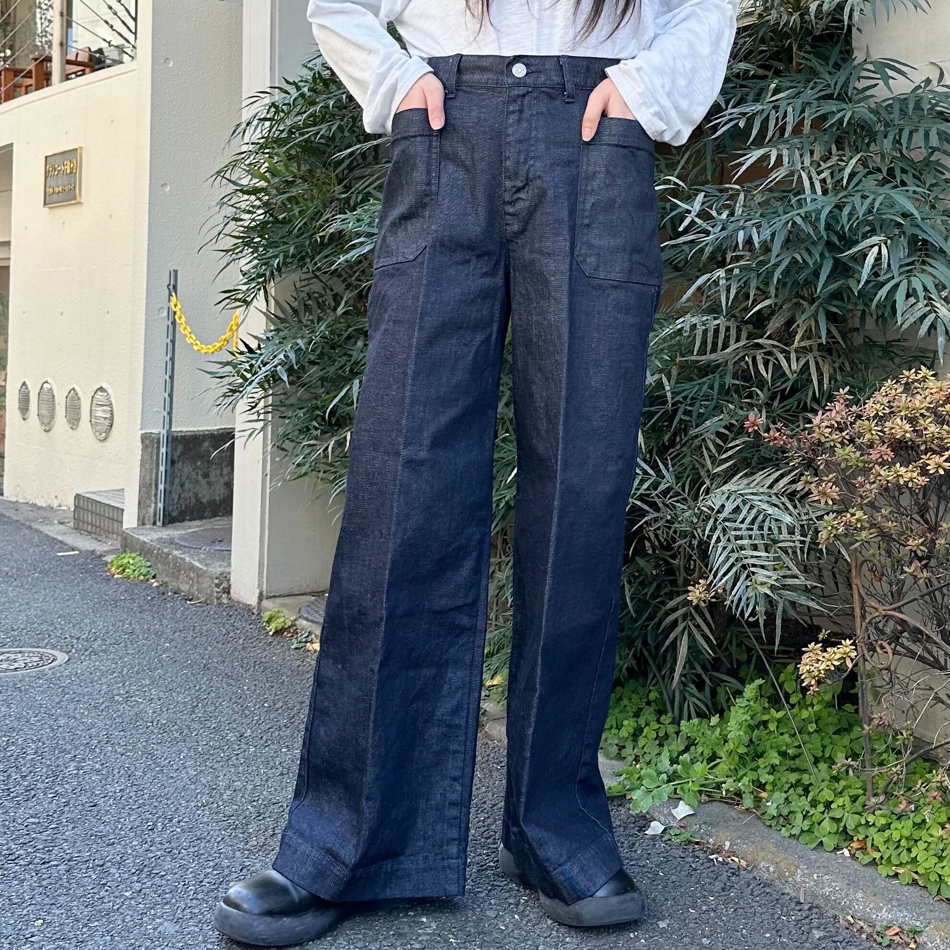 Dapper デニムベスト 42サイズ ダークブルー Dapper デニムベスト 42