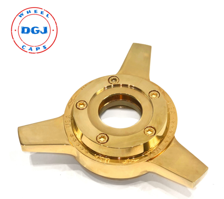 Zenith Locking Style 3 Bar Gold Cut Knock-Offs Spinners – DGJ