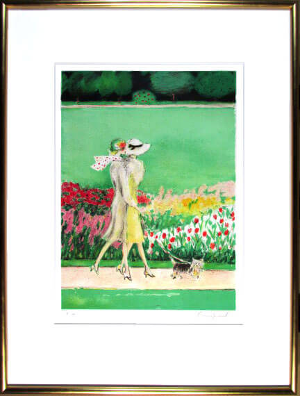 カシニョール 犬の散歩