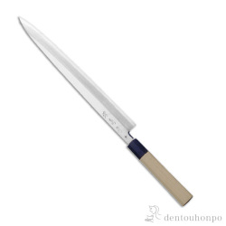 送料無料】 和包丁 堺菊守 極上（水牛柄） 柳刃 330mm 1本 名入れ彫刻