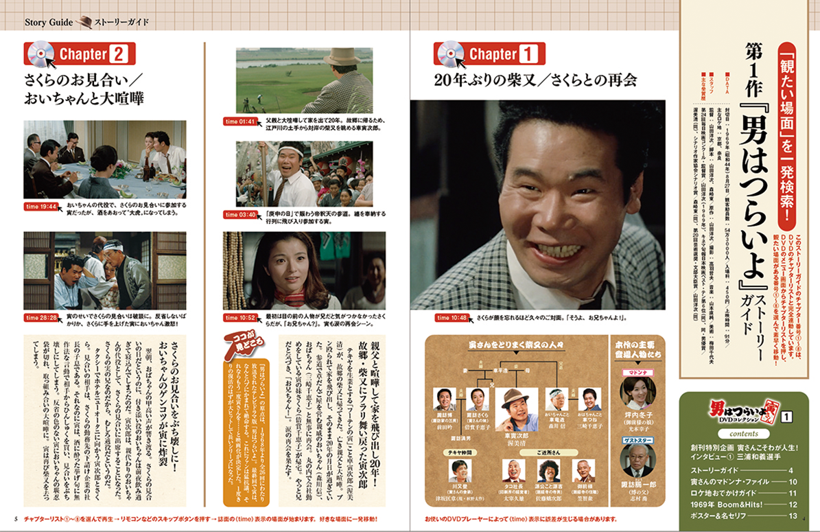 隔週刊 男はつらいよ DVDコレクション | デアゴスティーニ公式ン