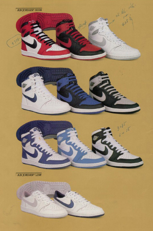 Vintage 1985 Nike Catalog: Big Nike's, Dunks and Jordans.