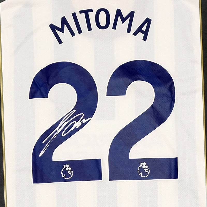 メモラビリア】三笘薫 直筆サイン入りブライトン2024-25ホームサッカー