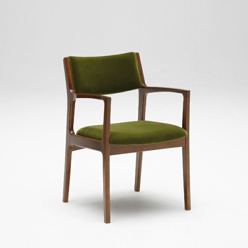 カリモク60+ ダイニングチェア モケットグリーン［C36100QW