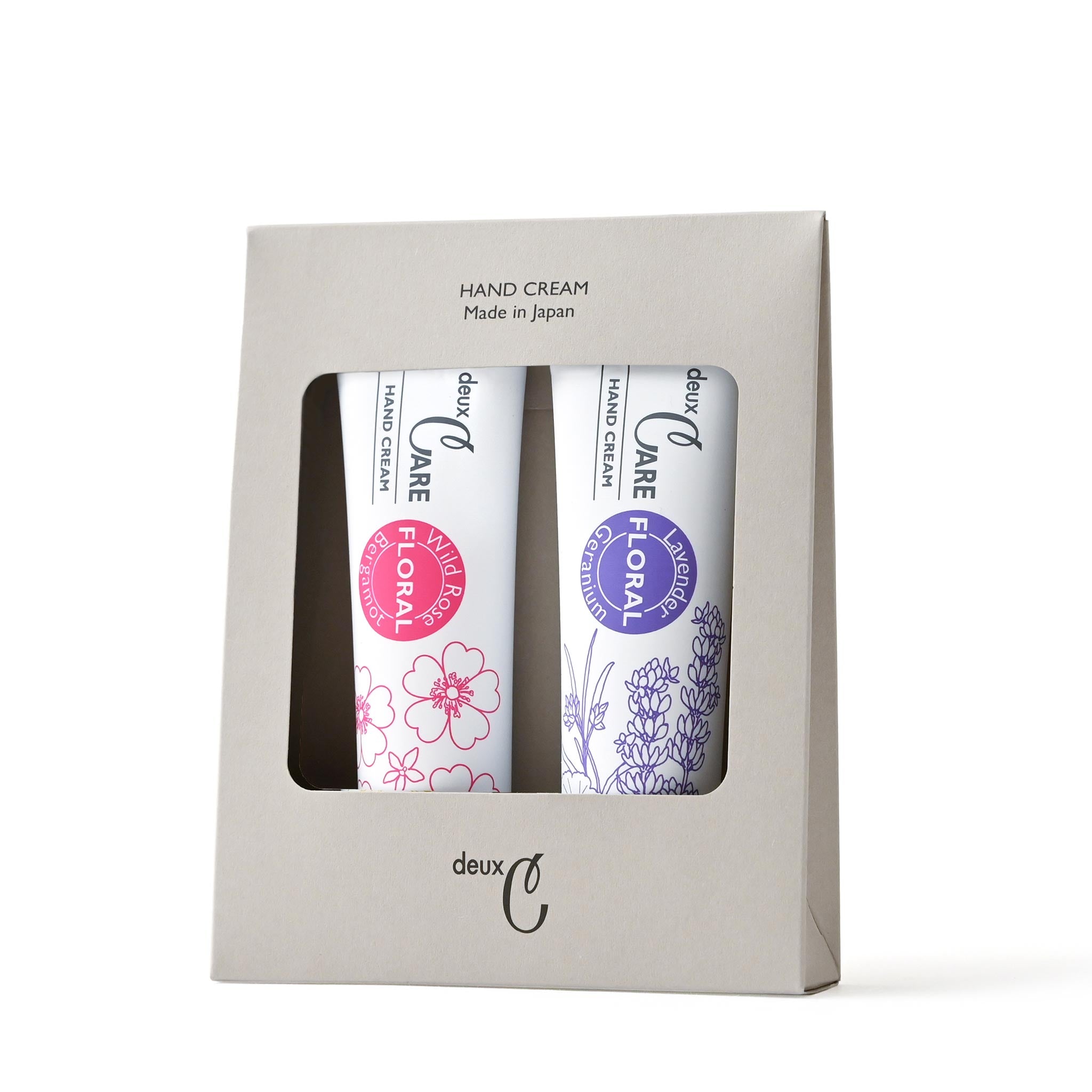 ハンドクリームBOX [ドゥ・ケア] 2本セット レモン×ユーカリ | deux C