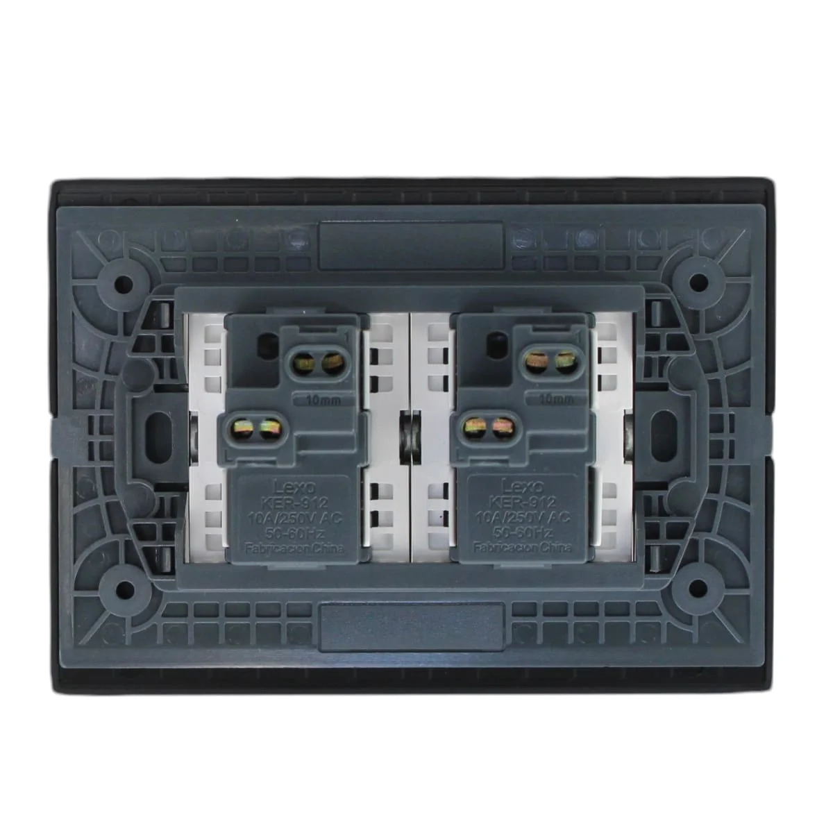 interruptor 9/15 modulo doble black 5381145e - Dimasa