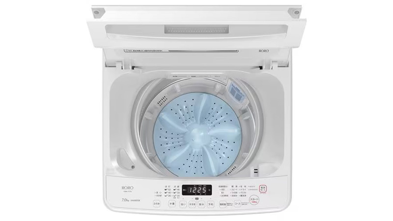 ヤマダデンキが静音性にこだわった洗濯容量7kgのインバーター搭載洗濯