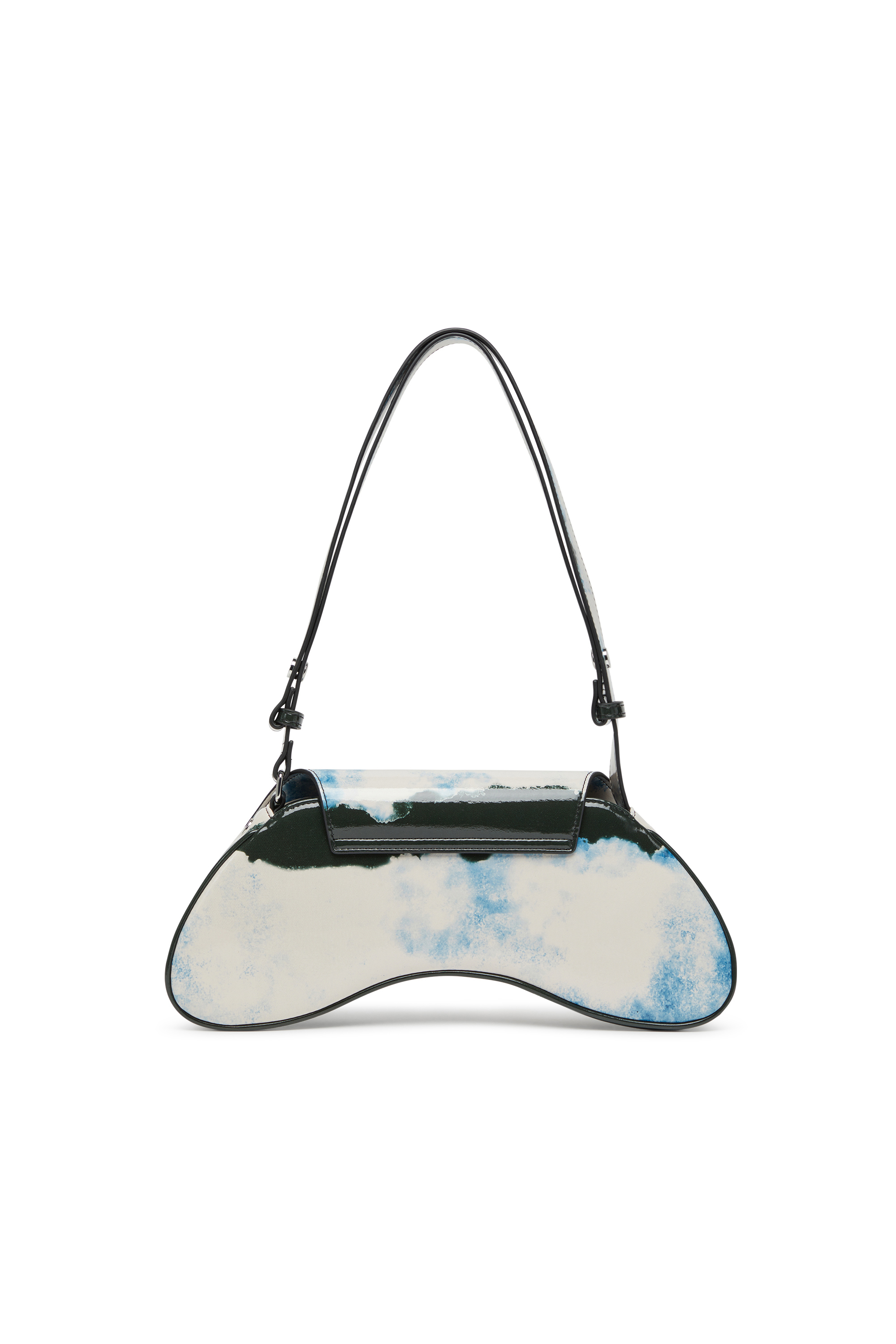 Women's Play-Shoulder bag in printed glossy PU | Multicolor | Diesel
