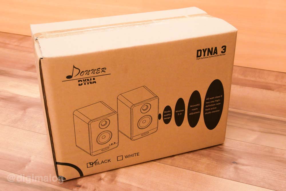 小型でおすすめのモニタースピーカーDONNER DYNA3をレビュー！普段使い