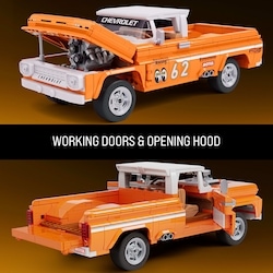 Hot Wheels Mattel Brick Shop Custom '62 Chevy Pickup - 1 ea | Real