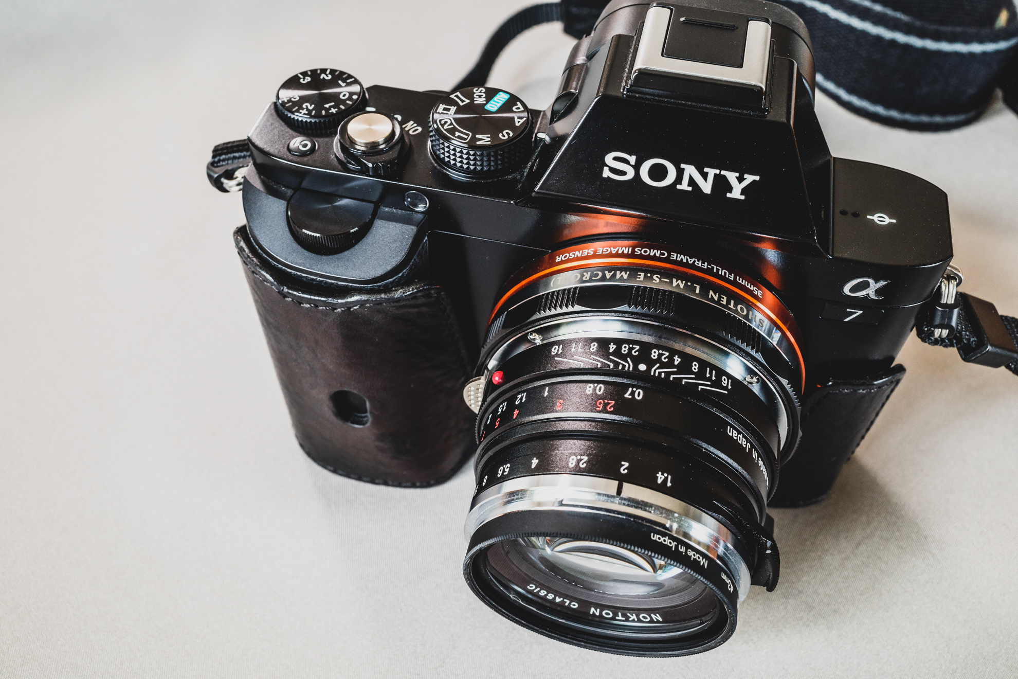 NOKTON 40mmf1.4 SC SHOTEN Xマウントアダプター NOKTON 40mmf1.4 SC