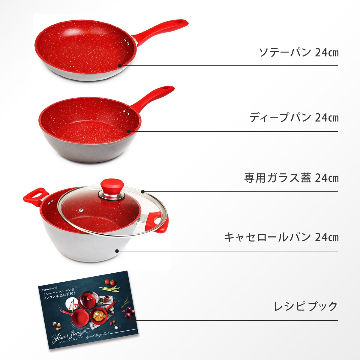 フレーバーストーン グランド4点セット|ダイレクトテレショップ