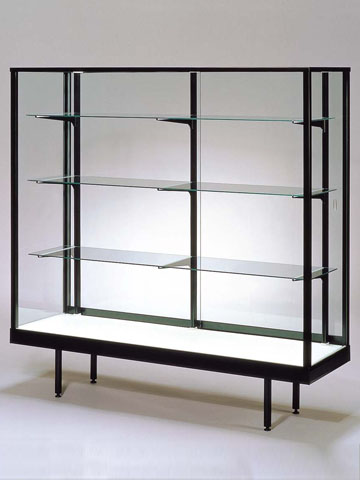 UACJ（旧 日本アルミ） 立ケース ブラック AS-120210-2 | ガラスショー