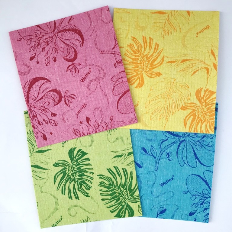 Wettex Classic 4枚入り Wettex The Original White Swedish Dishcloth