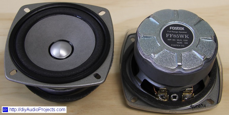 Fostex FF85WK Fullrange Speaker Driver (Transducer)