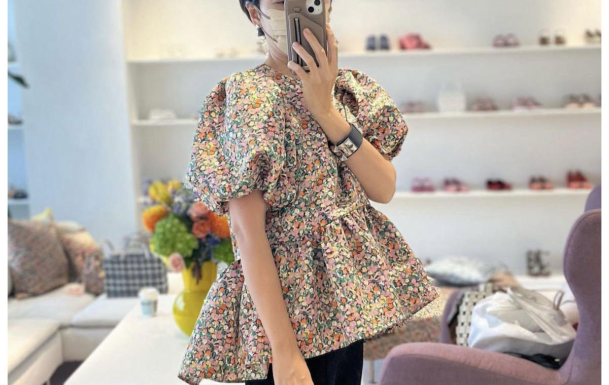 ツルバイマリコオイカワGala花柄トップス 公式通販