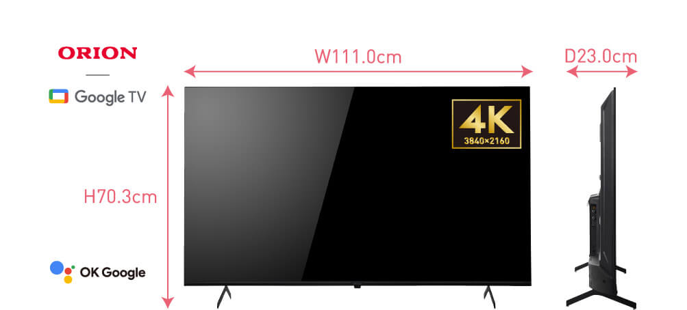 SMART TV series 販売終了モデル 【公式】ORION（オリオン）日本思考の