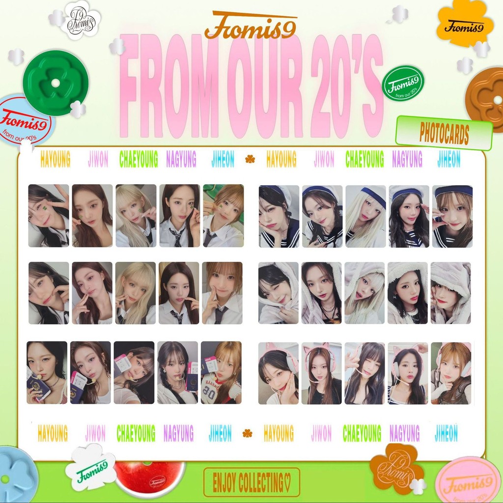 🍀臺灣出貨🍀fromis_9《From Our 20's》專輯卡明信片倖運卡特典卡米斯
