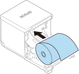 ロール紙のセット/交換 - TM-m30II-H - EPSON