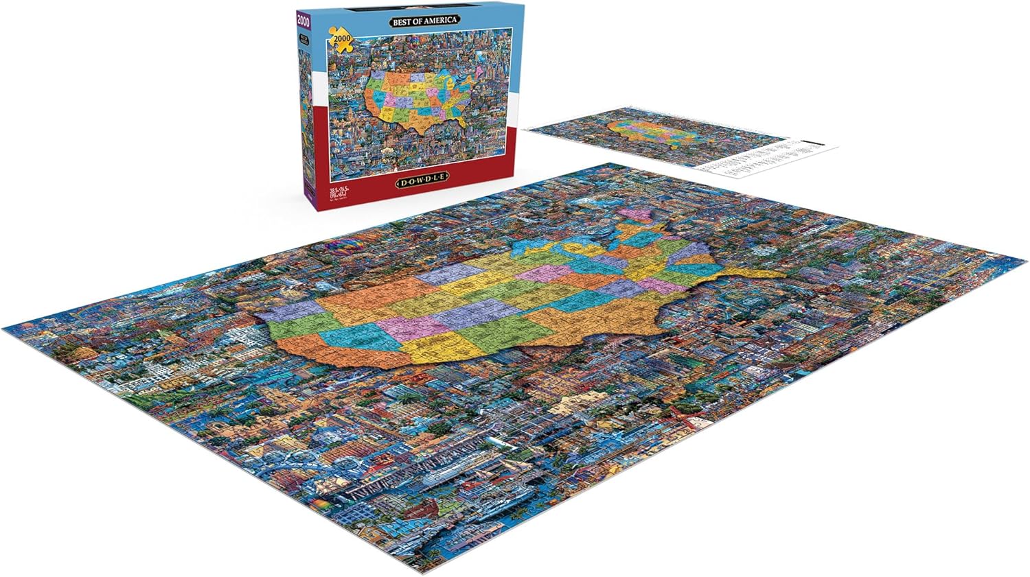 Best of America - Buffalo Games Edition - 2000 Pieces – Dowdle