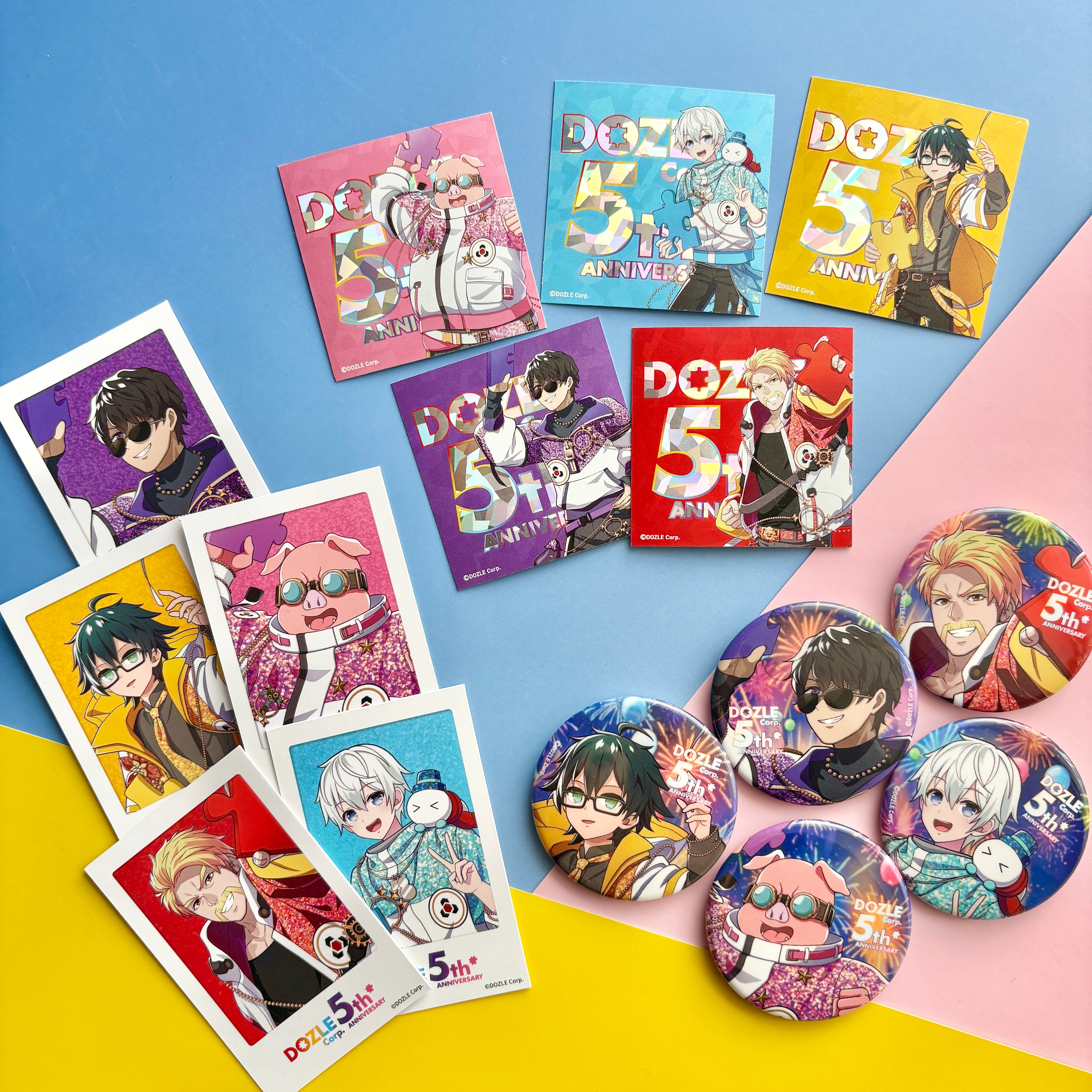 ドズル社5周年 ランダムチェキ風カード – ドズル社ストア
