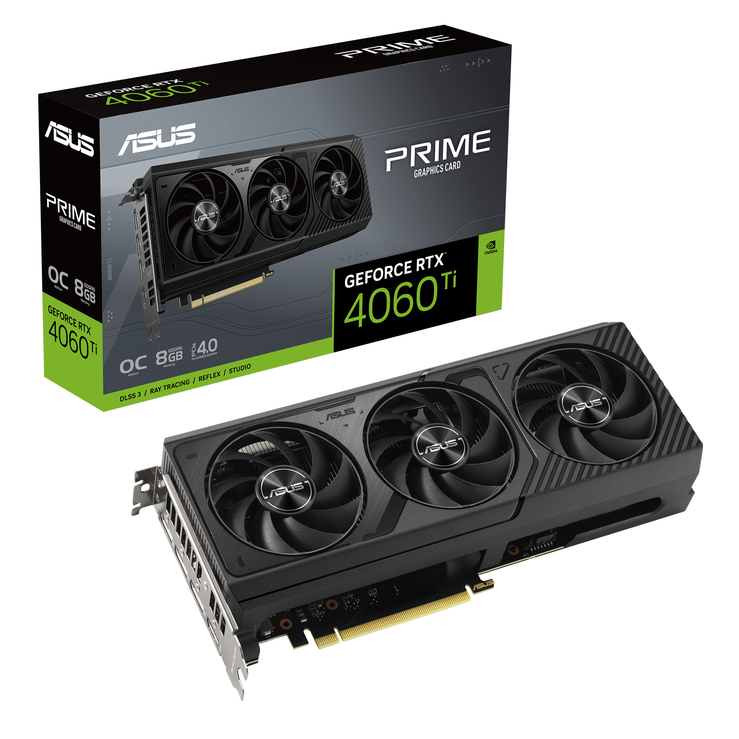 ASUS Prime GeForce RTX™ 4060 Ti OC Edition 8GB GDDR6